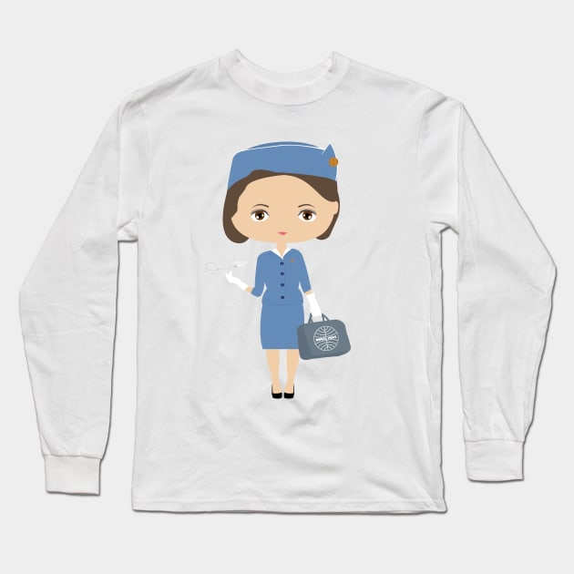 Pan Am Long Sleeve T-Shirt by Creotumundo